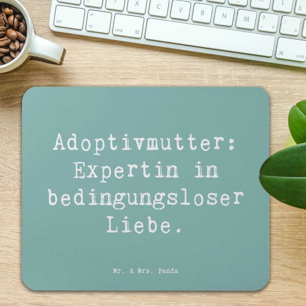 Mouse mat Saying Adoptivmutter: Expertin in bedingungsloser Liebe. Mousepad, Computer zubehör, Büroausstattung, PC Zubehör, Arbeitszimmer, Mauspad, Einzigartiges Mauspad, Designer Mauspad, Mausunterlage, Mauspad Büro, Familie, Vatertag, Muttertag, Bruder, Schwester, Mama, Papa, Oma, Opa