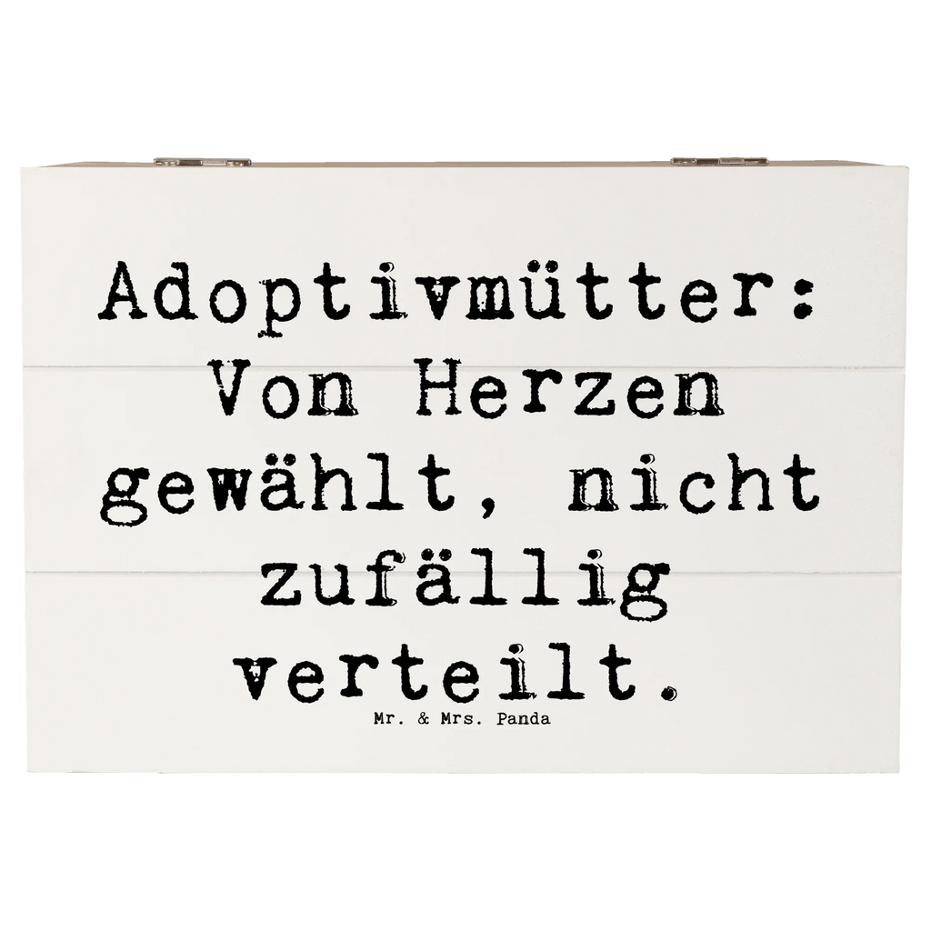 Holzkiste Spruch Adoptivmütter: Von Herzen gewählt, nicht zufällig verteilt. XXL, Schatulle, Dekokiste, Aufbewahrungsbox, Erinnerungskiste, Schatzkiste, Kiste, Geschenkbox, Truhe, Erinnerungsbox, Geschenkdose, Holzkiste, Familie, Vatertag, Muttertag, Bruder, Schwester, Mama, Papa, Oma, Opa