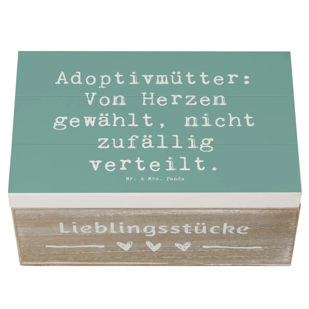 Holzkiste Spruch Adoptivmütter: Von Herzen gewählt, nicht zufällig verteilt. XXL, Schatulle, Dekokiste, Aufbewahrungsbox, Erinnerungskiste, Schatzkiste, Kiste, Geschenkbox, Truhe, Erinnerungsbox, Geschenkdose, Holzkiste, Familie, Vatertag, Muttertag, Bruder, Schwester, Mama, Papa, Oma, Opa