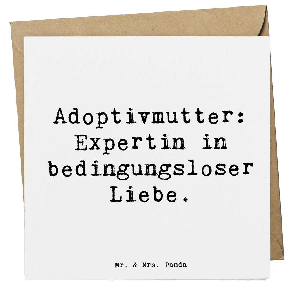 Deluxe Karte Spruch Adoptivmutter Expertin Klappkarte, Glückwunschkarte, Karte, Hochwertige Klappkarte, Einladungskarte, Grußkarte, Geburtstagskarte, Hochzeitskarte, Hochwertige Grußkarte, Familie, Vatertag, Muttertag, Bruder, Schwester, Mama, Papa, Oma, Opa