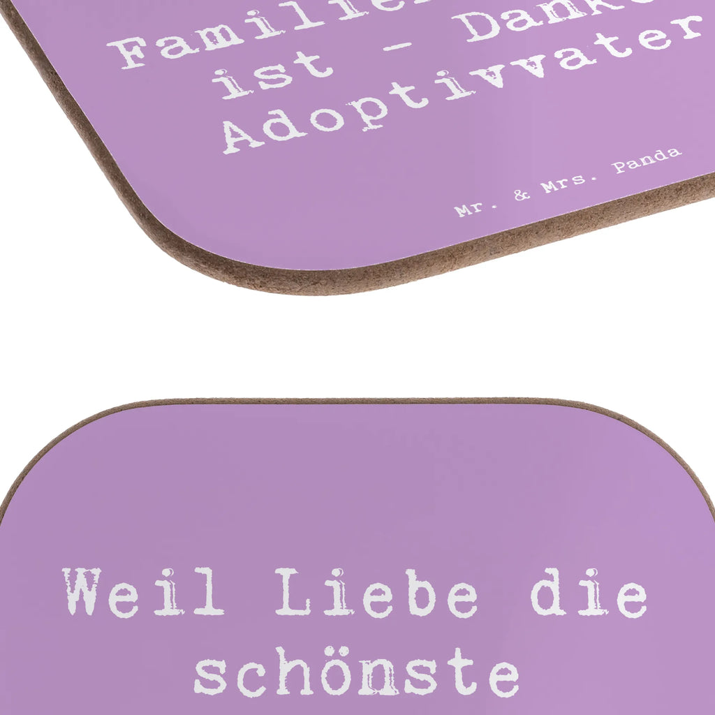 Square coaster Saying Weil Liebe die schönste Familienbindung ist - Danke, Adoptivvater! Untersetzer, Bierdeckel, Glasuntersetzer, Untersetzer Gläser, Getränkeuntersetzer, Untersetzer aus Holz, Untersetzer für Gläser, Korkuntersetzer, Untersetzer Holz, Holzuntersetzer, Tassen Untersetzer, Untersetzer Design, Familie, Vatertag, Muttertag, Bruder, Schwester, Mama, Papa, Oma, Opa