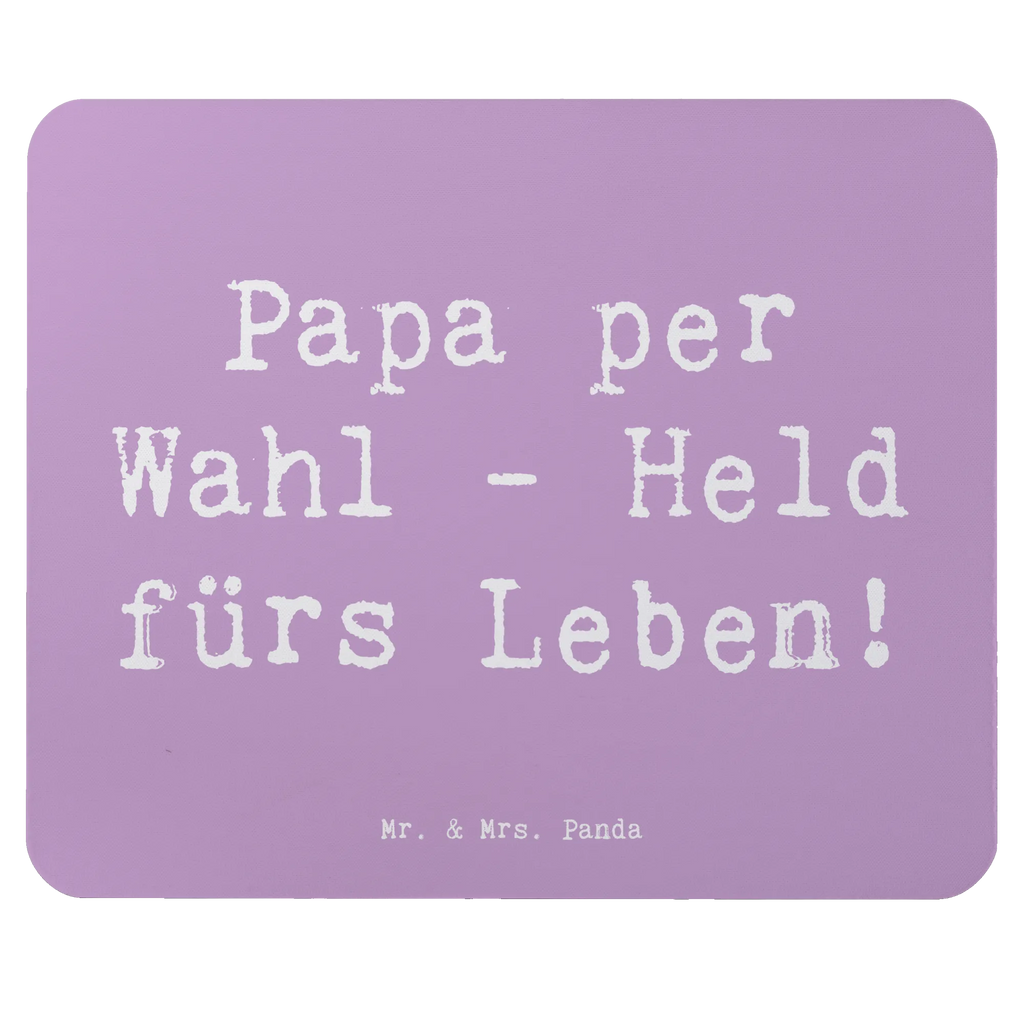 Mouse mat Saying Papa per Wahl - Held fürs Leben! Mousepad, Computer zubehör, Büroausstattung, PC Zubehör, Arbeitszimmer, Mauspad, Einzigartiges Mauspad, Designer Mauspad, Mausunterlage, Mauspad Büro, Familie, Vatertag, Muttertag, Bruder, Schwester, Mama, Papa, Oma, Opa