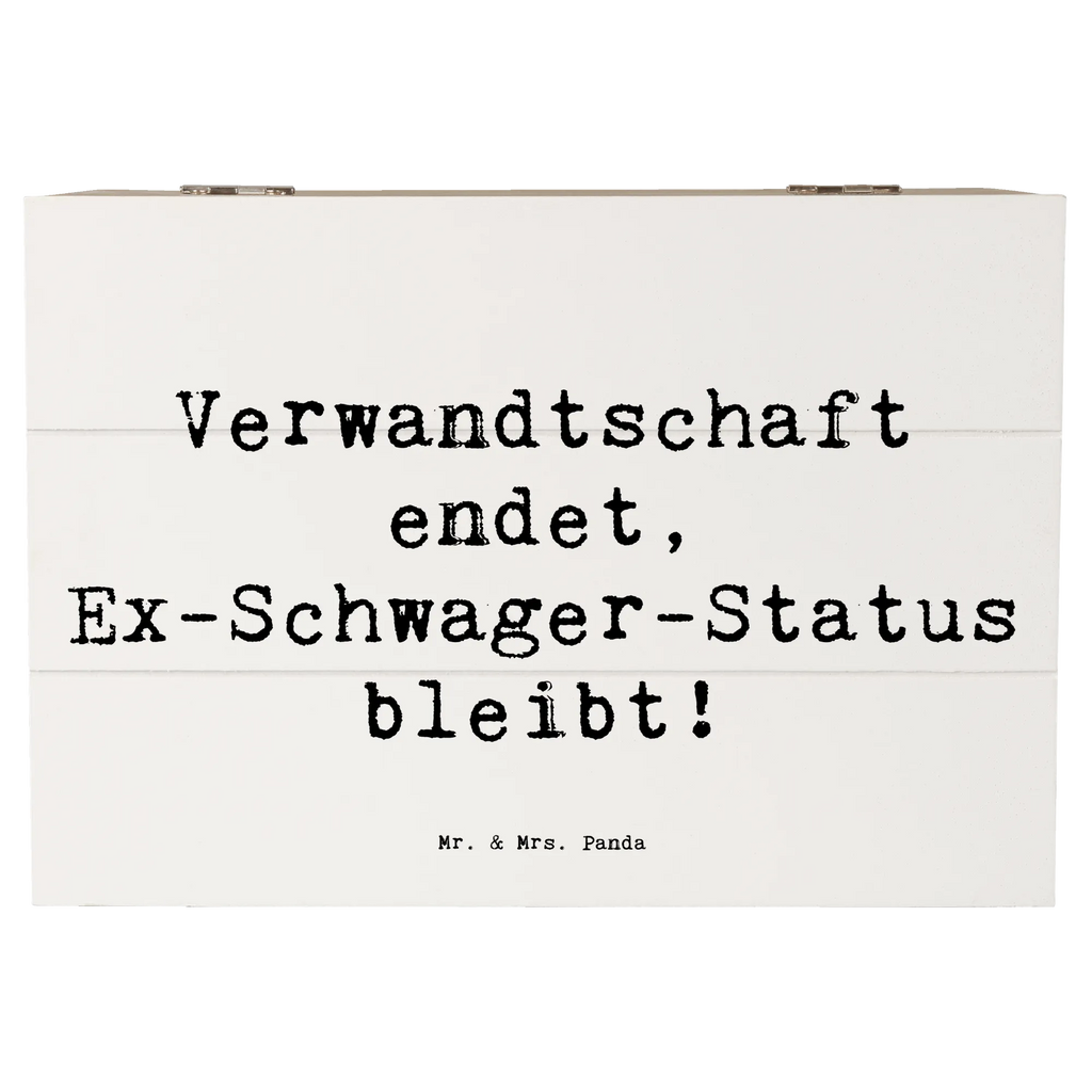 Holzkiste Spruch Ex-Schwager Erinnerung Truhe, Holzkiste, Erinnerungskiste, Aufbewahrungsbox, Erinnerungsbox, Geschenkdose, Schatulle, Schatzkiste, Dekokiste, Geschenkbox, Kiste, XXL, Familie, Vatertag, Muttertag, Bruder, Schwester, Mama, Papa, Oma, Opa