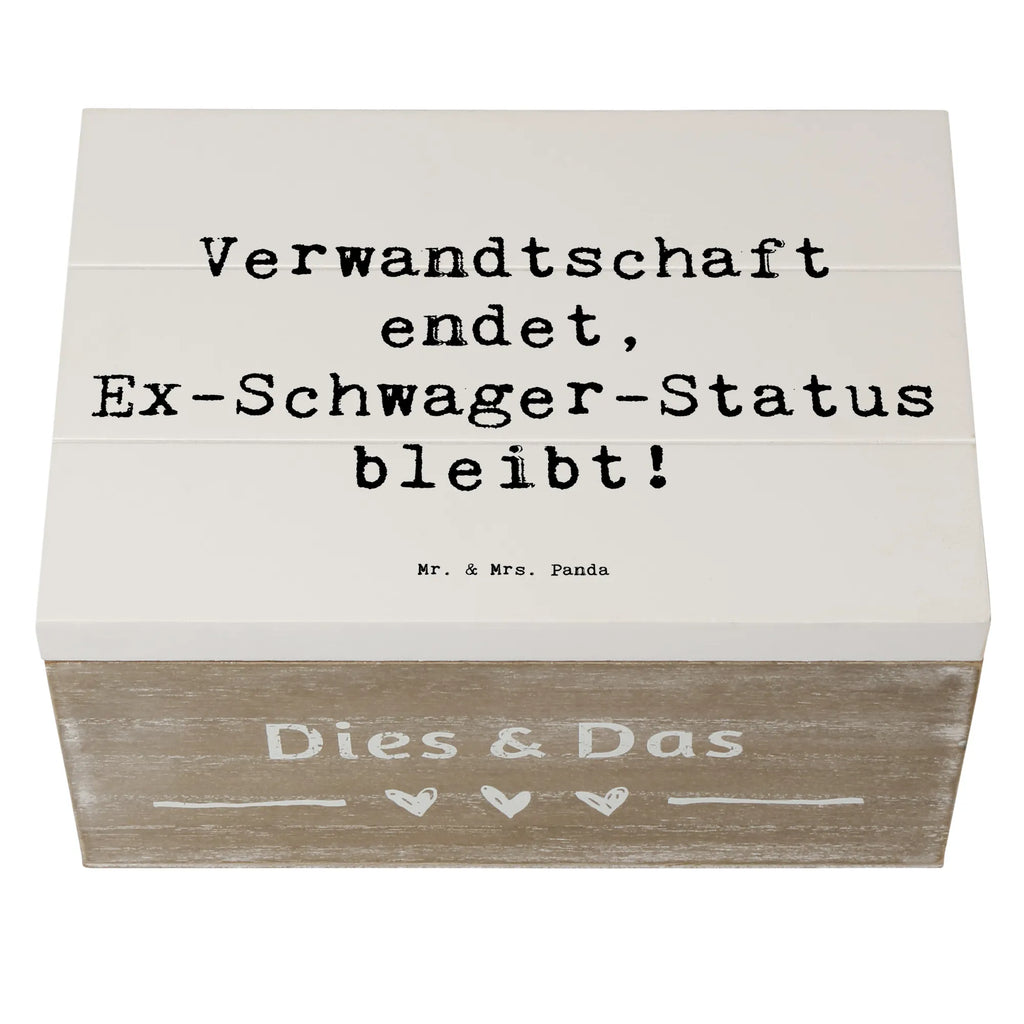 Holzkiste Spruch Ex-Schwager Erinnerung Truhe, Holzkiste, Erinnerungskiste, Aufbewahrungsbox, Erinnerungsbox, Geschenkdose, Schatulle, Schatzkiste, Dekokiste, Geschenkbox, Kiste, XXL, Familie, Vatertag, Muttertag, Bruder, Schwester, Mama, Papa, Oma, Opa