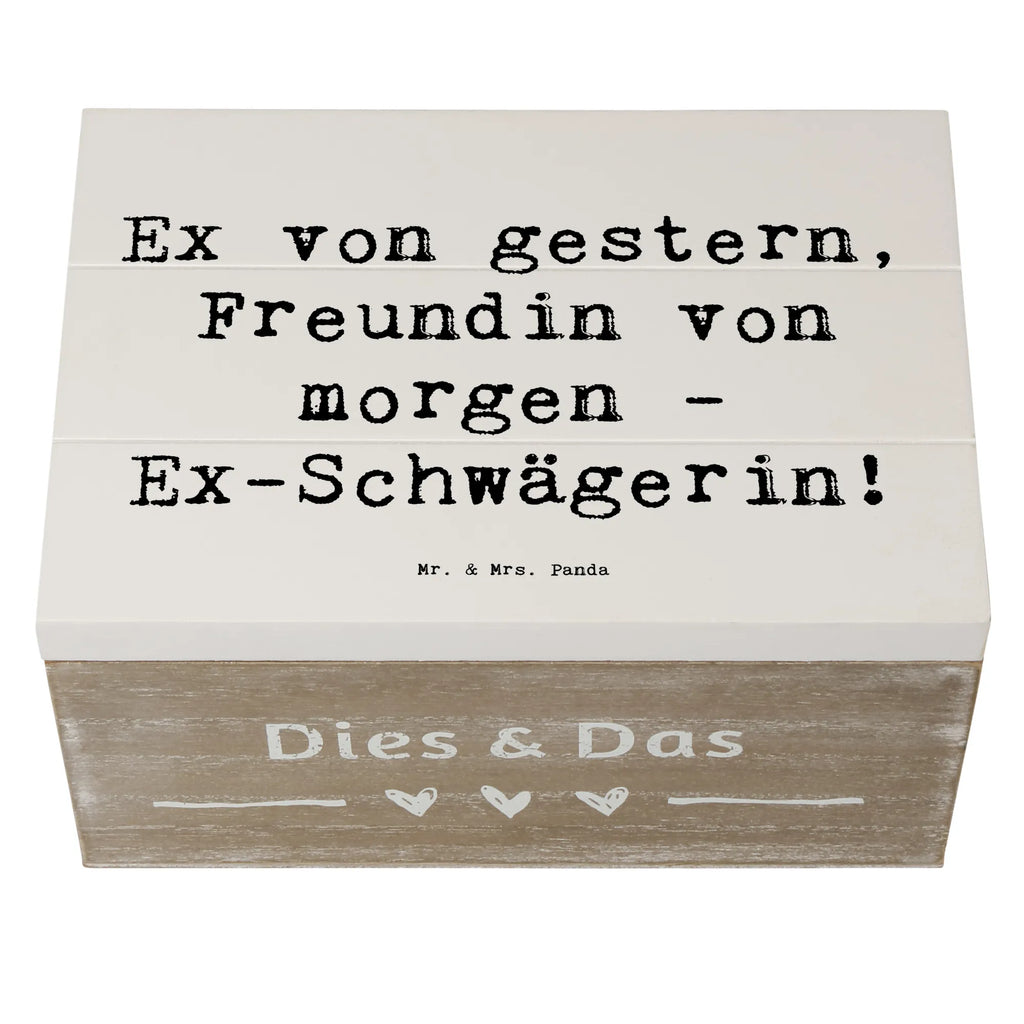 Holzkiste Spruch Ex-Schwägerin Überrascht Geschenkbox, Geschenkdose, Aufbewahrungsbox, Kiste, Schatzkiste, XXL, Erinnerungskiste, Dekokiste, Truhe, Schatulle, Erinnerungsbox, Holzkiste, Familie, Vatertag, Muttertag, Bruder, Schwester, Mama, Papa, Oma, Opa