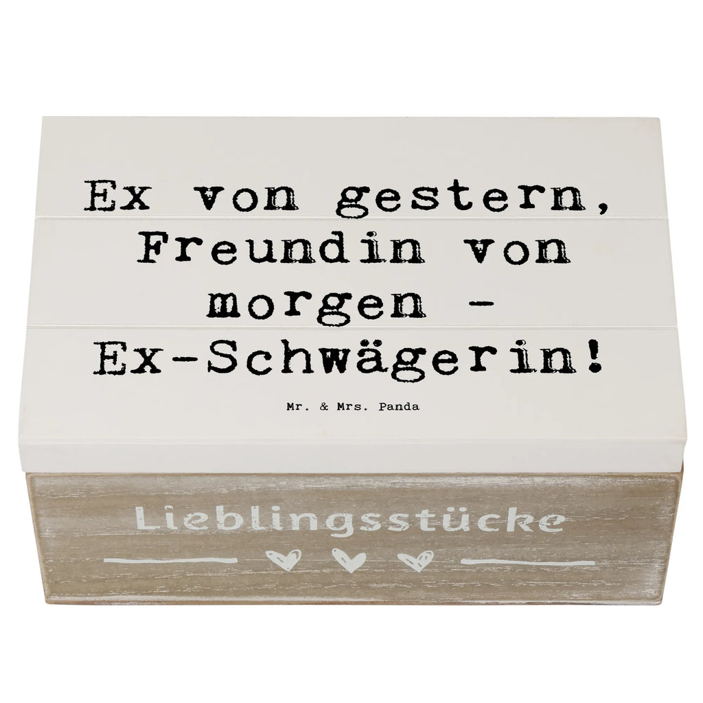 Holzkiste Spruch Ex-Schwägerin Überrascht Geschenkbox, Geschenkdose, Aufbewahrungsbox, Kiste, Schatzkiste, XXL, Erinnerungskiste, Dekokiste, Truhe, Schatulle, Erinnerungsbox, Holzkiste, Familie, Vatertag, Muttertag, Bruder, Schwester, Mama, Papa, Oma, Opa