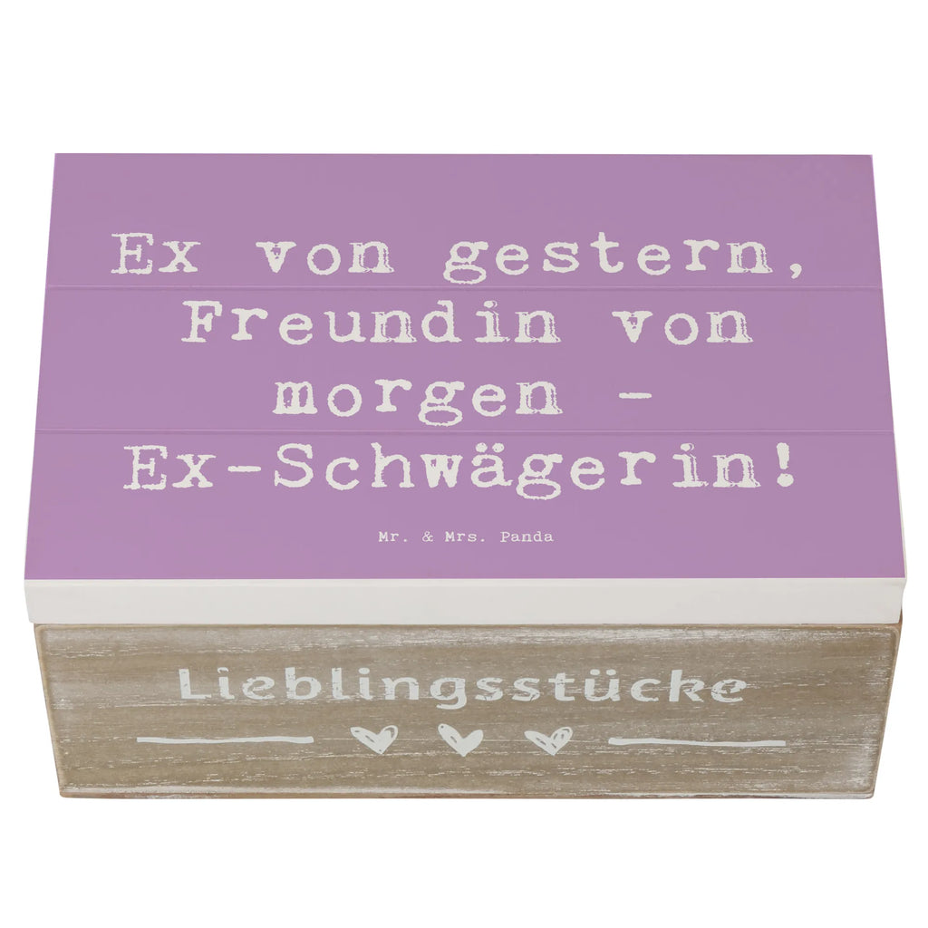 Holzkiste Spruch Ex-Schwägerin Überrascht Geschenkbox, Geschenkdose, Aufbewahrungsbox, Kiste, Schatzkiste, XXL, Erinnerungskiste, Dekokiste, Truhe, Schatulle, Erinnerungsbox, Holzkiste, Familie, Vatertag, Muttertag, Bruder, Schwester, Mama, Papa, Oma, Opa