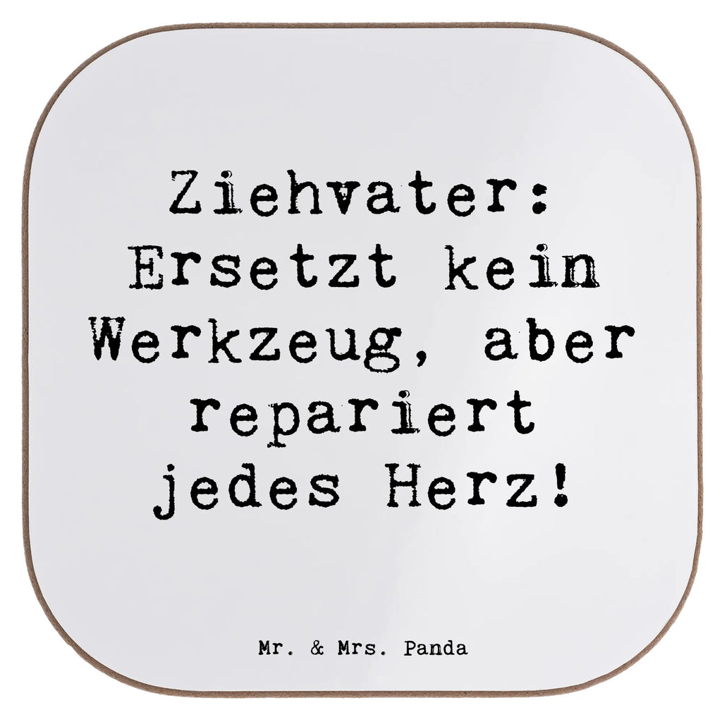 Square coaster Saying Ziehvater: Ersetzt kein Werkzeug, aber repariert jedes Herz! Untersetzer für Gläser, Bierdeckel, Holzuntersetzer, Glasuntersetzer, Untersetzer, Untersetzer Holz, Getränkeuntersetzer, Untersetzer Design, Untersetzer Gläser, Untersetzer aus Holz, Tassen Untersetzer, Korkuntersetzer, Familie, Vatertag, Muttertag, Bruder, Schwester, Mama, Papa, Oma, Opa