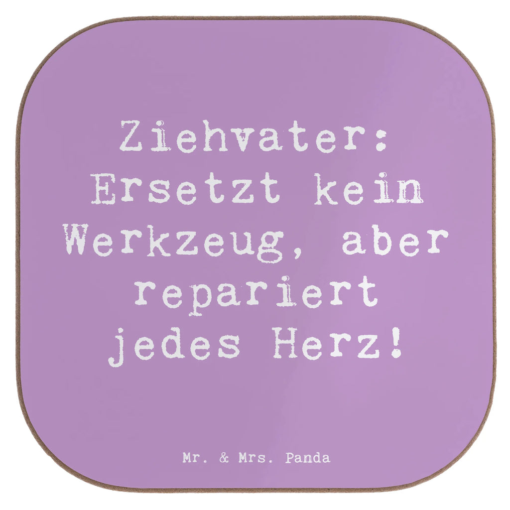 Square coaster Saying Ziehvater: Ersetzt kein Werkzeug, aber repariert jedes Herz! Untersetzer für Gläser, Bierdeckel, Holzuntersetzer, Glasuntersetzer, Untersetzer, Untersetzer Holz, Getränkeuntersetzer, Untersetzer Design, Untersetzer Gläser, Untersetzer aus Holz, Tassen Untersetzer, Korkuntersetzer, Familie, Vatertag, Muttertag, Bruder, Schwester, Mama, Papa, Oma, Opa