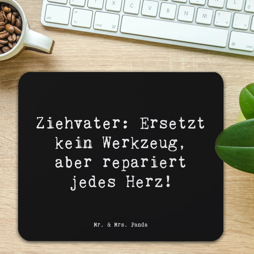 Mauspad Spruch Ziehvater Herzreparatur Computer zubehör, Büroausstattung, Einzigartiges Mauspad, Arbeitszimmer, Mausunterlage, PC Zubehör, Mauspad Büro, Mauspad, Designer Mauspad, Mousepad, Familie, Vatertag, Muttertag, Bruder, Schwester, Mama, Papa, Oma, Opa