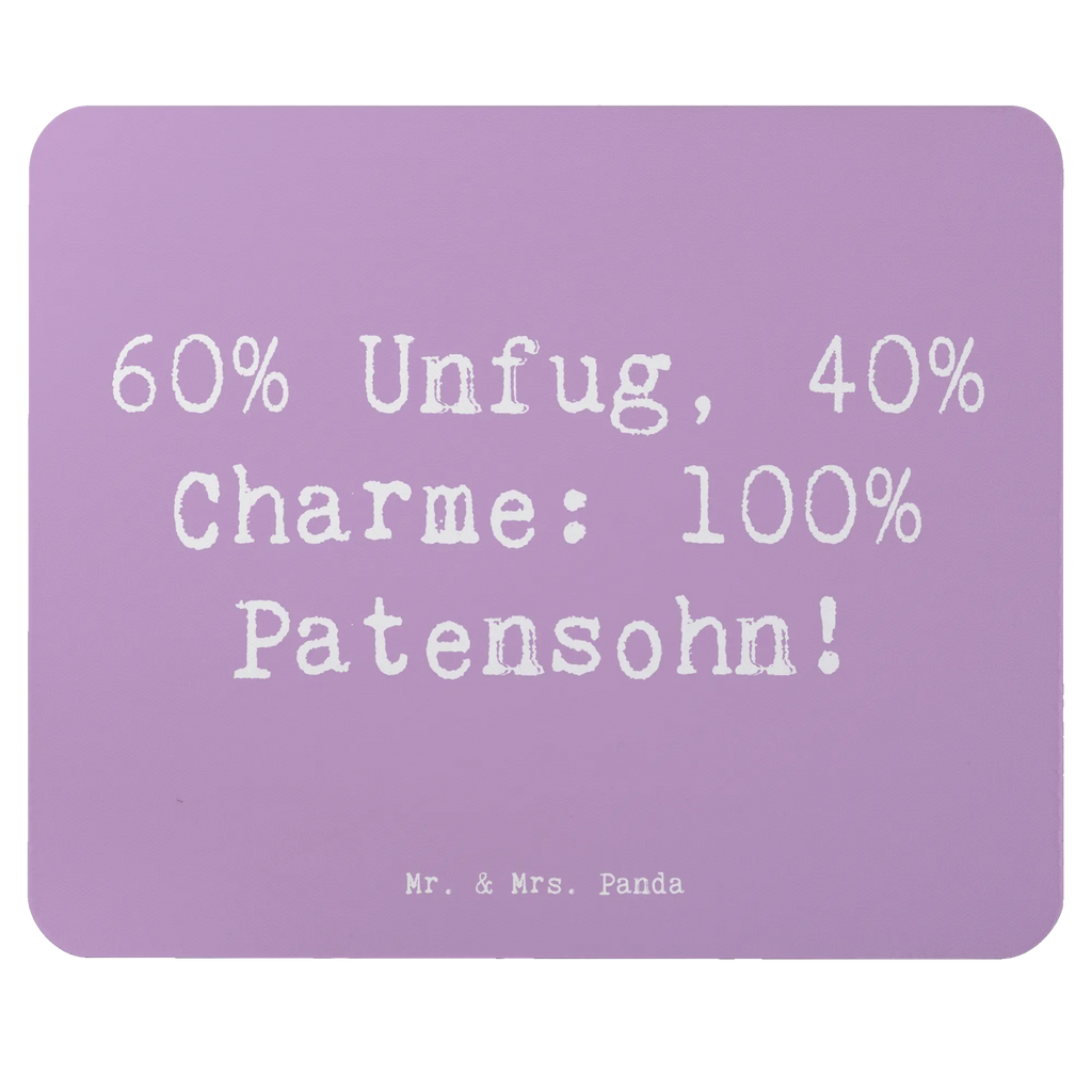 Mouse mat Saying 60% Unfug, 40% Charme: 100% Patensohn! Mousepad, Computer zubehör, Büroausstattung, PC Zubehör, Arbeitszimmer, Mauspad, Einzigartiges Mauspad, Designer Mauspad, Mausunterlage, Mauspad Büro, Familie, Vatertag, Muttertag, Bruder, Schwester, Mama, Papa, Oma, Opa