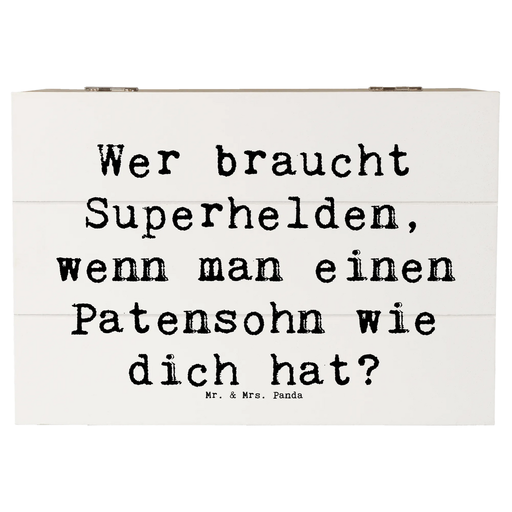 Holzkiste Spruch Patensohn Held Truhe, XXL, Geschenkbox, Kiste, Erinnerungskiste, Schatzkiste, Holzkiste, Dekokiste, Schatulle, Geschenkdose, Aufbewahrungsbox, Erinnerungsbox, Familie, Vatertag, Muttertag, Bruder, Schwester, Mama, Papa, Oma, Opa
