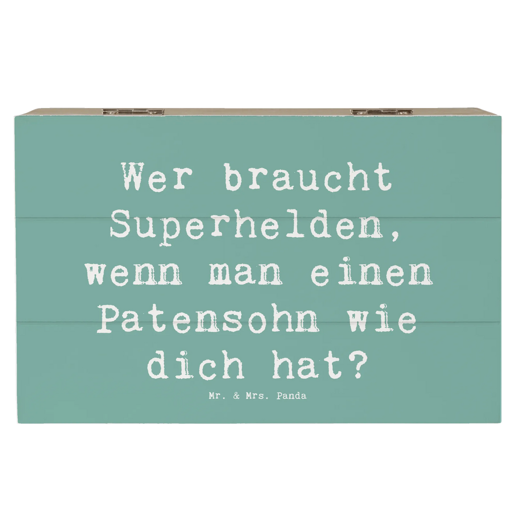 Holzkiste Spruch Patensohn Held Truhe, XXL, Geschenkbox, Kiste, Erinnerungskiste, Schatzkiste, Holzkiste, Dekokiste, Schatulle, Geschenkdose, Aufbewahrungsbox, Erinnerungsbox, Familie, Vatertag, Muttertag, Bruder, Schwester, Mama, Papa, Oma, Opa