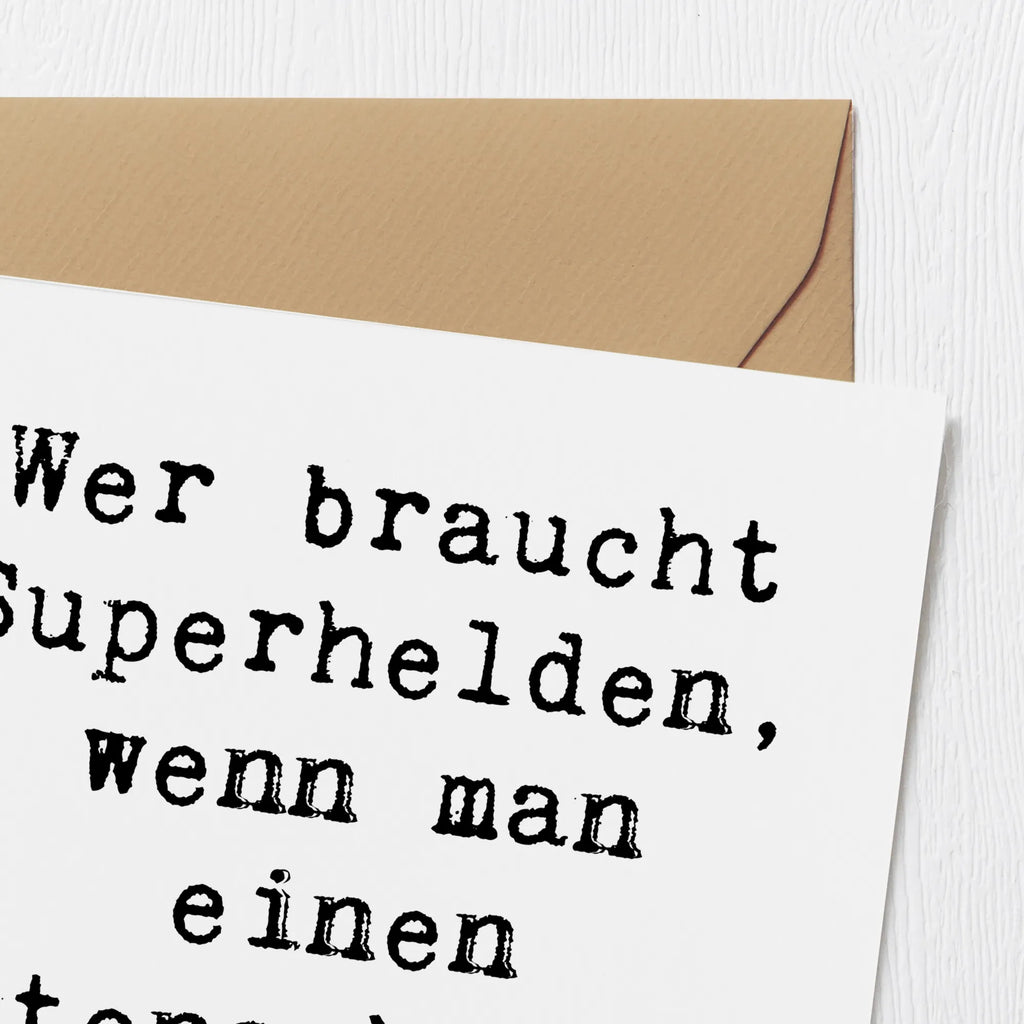 Deluxe Card Saying Wer braucht Superhelden, wenn man einen Patensohn wie dich hat? Hochwertige Grußkarte, Hochzeitskarte, Glückwunschkarte, Geburtstagskarte, Klappkarte, Karte, Einladungskarte, Hochwertige Klappkarte, Grußkarte, Familie, Vatertag, Muttertag, Bruder, Schwester, Mama, Papa, Oma, Opa