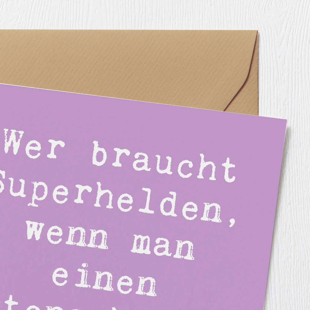 Deluxe Card Saying Wer braucht Superhelden, wenn man einen Patensohn wie dich hat? Hochwertige Grußkarte, Hochzeitskarte, Glückwunschkarte, Geburtstagskarte, Klappkarte, Karte, Einladungskarte, Hochwertige Klappkarte, Grußkarte, Familie, Vatertag, Muttertag, Bruder, Schwester, Mama, Papa, Oma, Opa
