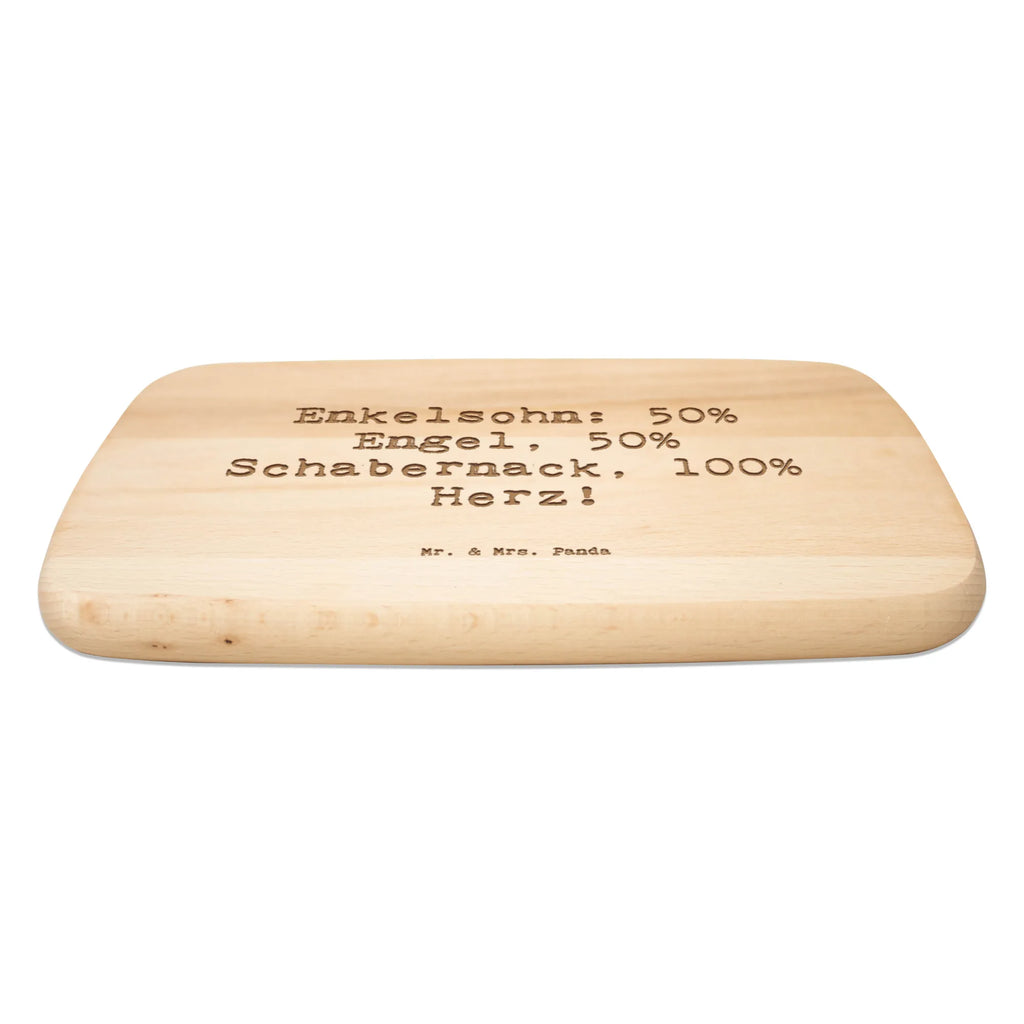 Śniadaniowa deska Przysłowie Enkelsohn: 50% Engel, 50% Schabernack, 100% Herz! Rodzina, Dzień Ojca, Dzień Matki, brat, siostra, mama, tata, babcia, dziadek