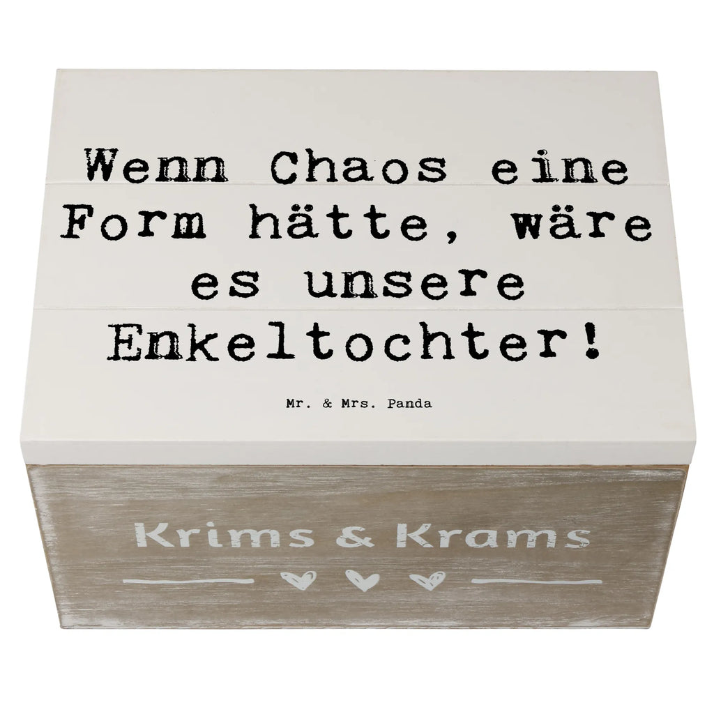 Holzkiste Spruch Enkeltochter Chaos Schatzkiste, Geschenkdose, Holzkiste, XXL, Erinnerungskiste, Schatulle, Kiste, Geschenkbox, Dekokiste, Truhe, Aufbewahrungsbox, Erinnerungsbox, Familie, Vatertag, Muttertag, Bruder, Schwester, Mama, Papa, Oma, Opa