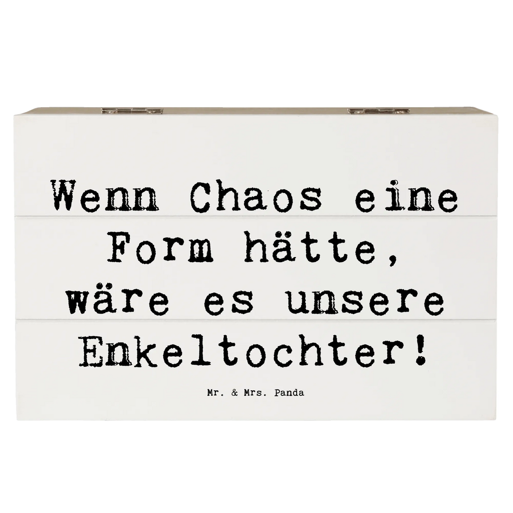 Holzkiste Spruch Enkeltochter Chaos Schatzkiste, Geschenkdose, Holzkiste, XXL, Erinnerungskiste, Schatulle, Kiste, Geschenkbox, Dekokiste, Truhe, Aufbewahrungsbox, Erinnerungsbox, Familie, Vatertag, Muttertag, Bruder, Schwester, Mama, Papa, Oma, Opa