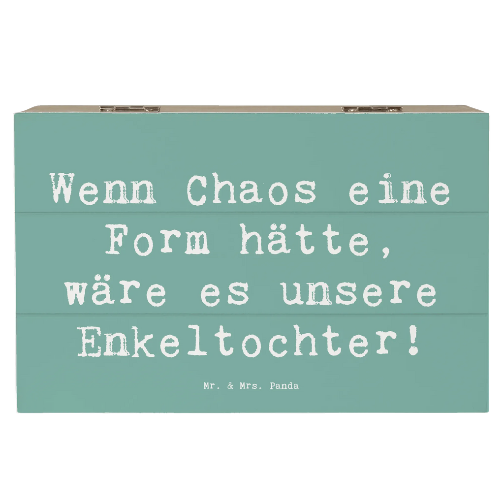 Holzkiste Spruch Enkeltochter Chaos Schatzkiste, Geschenkdose, Holzkiste, XXL, Erinnerungskiste, Schatulle, Kiste, Geschenkbox, Dekokiste, Truhe, Aufbewahrungsbox, Erinnerungsbox, Familie, Vatertag, Muttertag, Bruder, Schwester, Mama, Papa, Oma, Opa