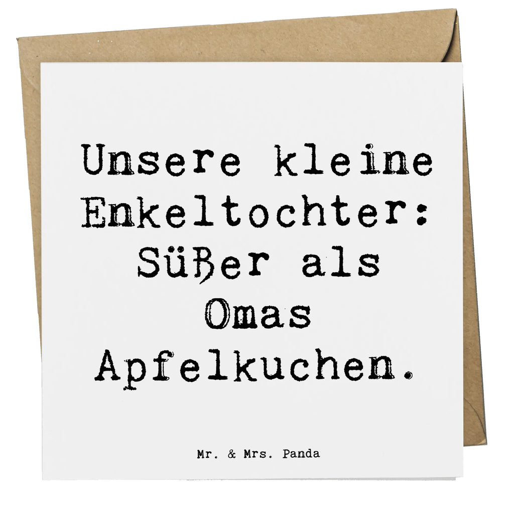Deluxe Karte Spruch Enkeltochter Süß Hochwertige Grußkarte, Hochwertige Klappkarte, Glückwunschkarte, Hochzeitskarte, Einladungskarte, Karte, Grußkarte, Klappkarte, Geburtstagskarte, Familie, Vatertag, Muttertag, Bruder, Schwester, Mama, Papa, Oma, Opa