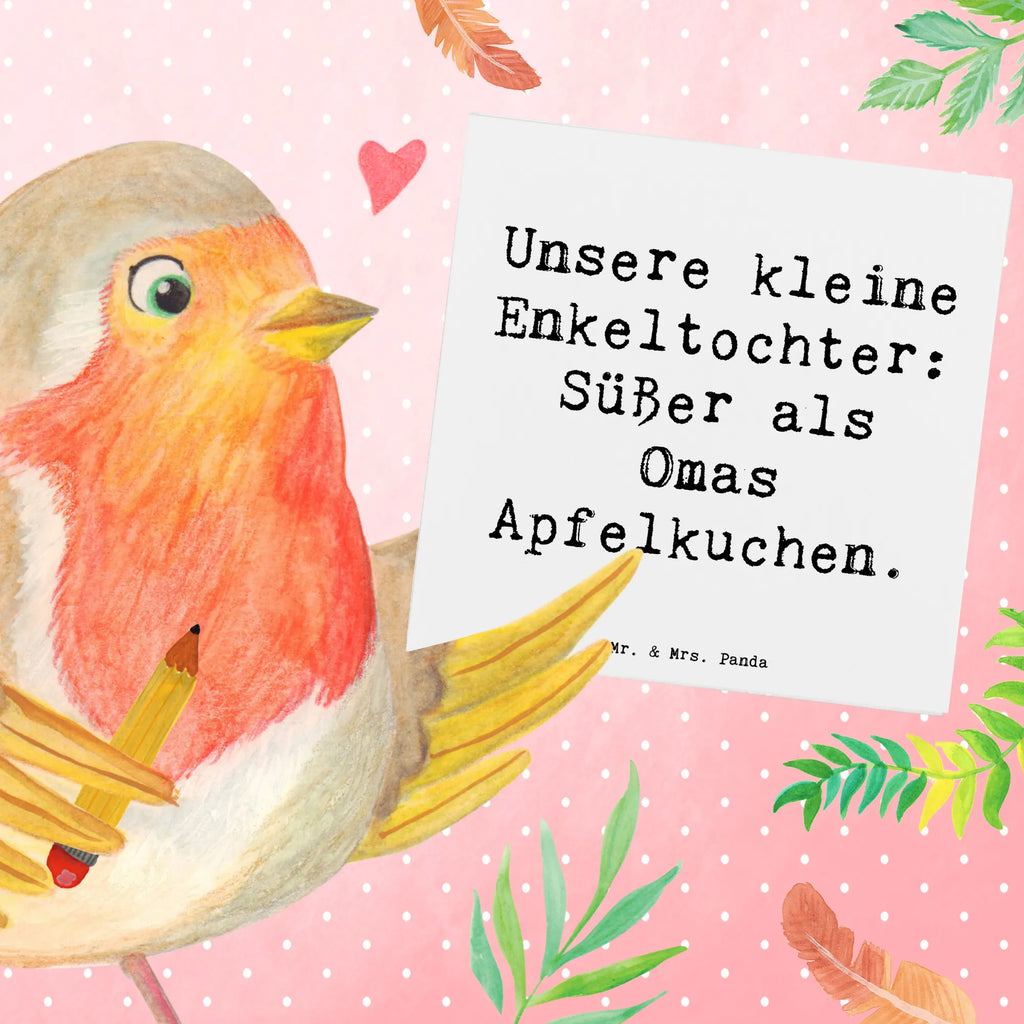 Deluxe Karte Spruch Enkeltochter Süß Hochwertige Grußkarte, Hochwertige Klappkarte, Glückwunschkarte, Hochzeitskarte, Einladungskarte, Karte, Grußkarte, Klappkarte, Geburtstagskarte, Familie, Vatertag, Muttertag, Bruder, Schwester, Mama, Papa, Oma, Opa