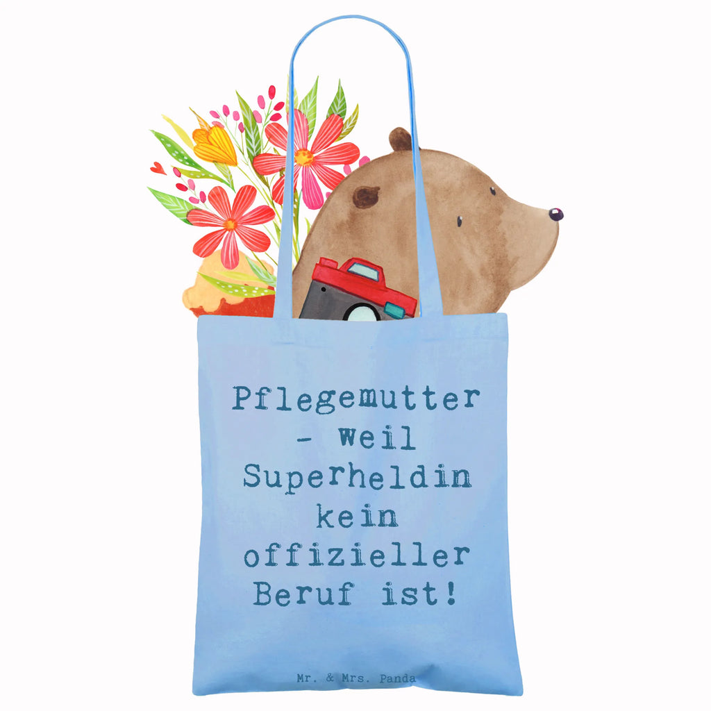 Tragetasche Spruch Pflegemutter Superheldin Beuteltasche, Beutel, Einkaufstasche, Jutebeutel, Stoffbeutel, Tasche, Shopper, Umhängetasche, Strandtasche, Schultertasche, Stofftasche, Tragetasche, Badetasche, Jutetasche, Einkaufstüte, Laptoptasche, Familie, Vatertag, Muttertag, Bruder, Schwester, Mama, Papa, Oma, Opa