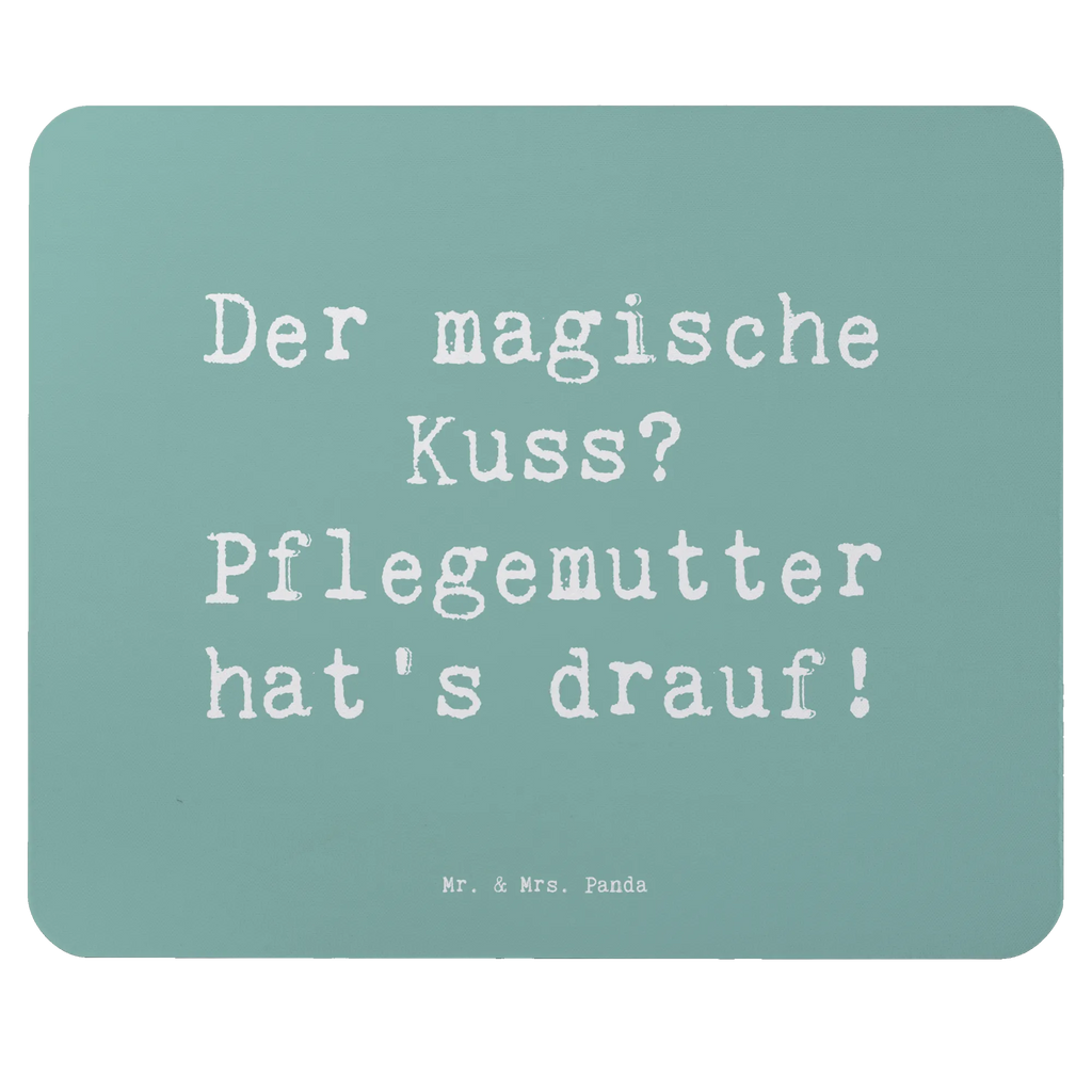 Mouse mat Saying Der magische Kuss? Pflegemutter hat's drauf! Mousepad, Computer zubehör, Büroausstattung, PC Zubehör, Arbeitszimmer, Mauspad, Einzigartiges Mauspad, Designer Mauspad, Mausunterlage, Mauspad Büro, Familie, Vatertag, Muttertag, Bruder, Schwester, Mama, Papa, Oma, Opa