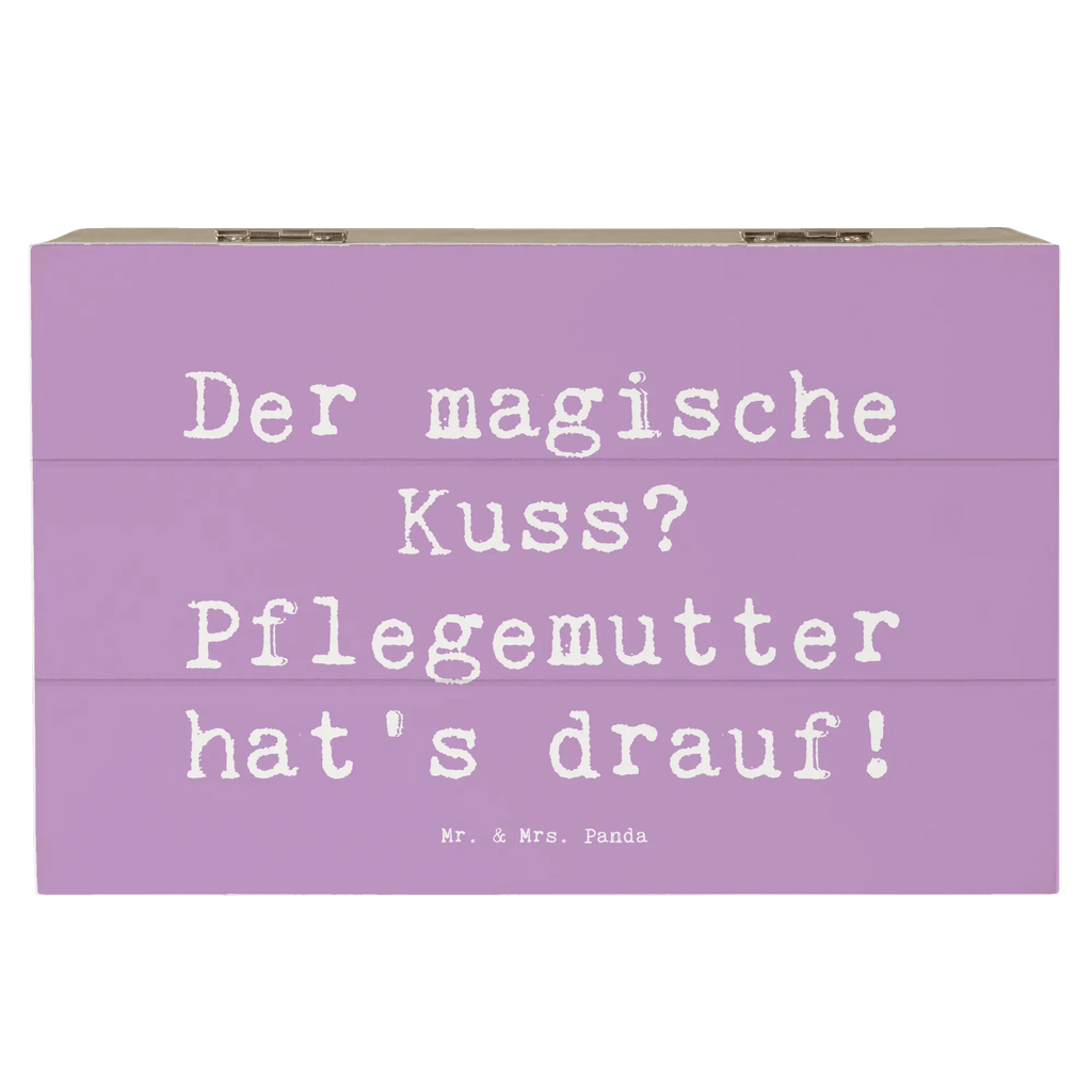 Holzkiste Spruch Pflegemutter Kuss Truhe, Schatulle, Holzkiste, XXL, Erinnerungsbox, Aufbewahrungsbox, Kiste, Geschenkbox, Geschenkdose, Erinnerungskiste, Dekokiste, Schatzkiste, Familie, Vatertag, Muttertag, Bruder, Schwester, Mama, Papa, Oma, Opa