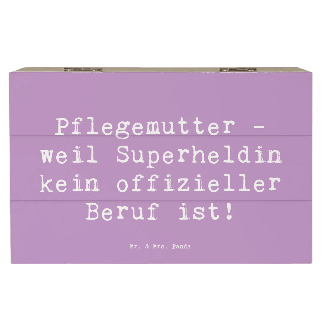 Wooden chest Saying Pflegemutter - weil Superheldin kein offizieller Beruf ist! Schatzkiste, Kiste, Truhe, Holzkiste, Erinnerungsbox, Schatulle, Geschenkbox, XXL, Geschenkdose, Dekokiste, Erinnerungskiste, Aufbewahrungsbox, Familie, Vatertag, Muttertag, Bruder, Schwester, Mama, Papa, Oma, Opa