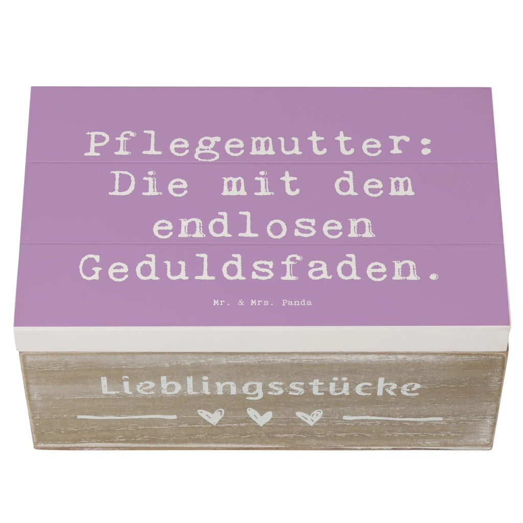 Holzkiste Spruch Pflegemutter: Die mit dem endlosen Geduldsfaden. Geschenkdose, Schatulle, Schatzkiste, Erinnerungsbox, Erinnerungskiste, Holzkiste, Aufbewahrungsbox, Dekokiste, Kiste, XXL, Geschenkbox, Truhe, Familie, Vatertag, Muttertag, Bruder, Schwester, Mama, Papa, Oma, Opa
