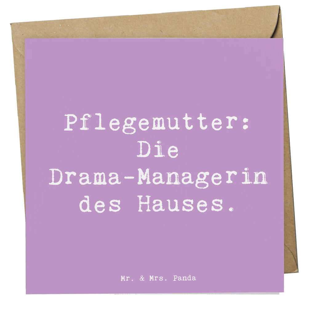 Deluxe Karte Spruch Pflegemutter Managerin Hochwertige Grußkarte, Hochwertige Klappkarte, Glückwunschkarte, Grußkarte, Hochzeitskarte, Einladungskarte, Geburtstagskarte, Karte, Klappkarte, Familie, Vatertag, Muttertag, Bruder, Schwester, Mama, Papa, Oma, Opa
