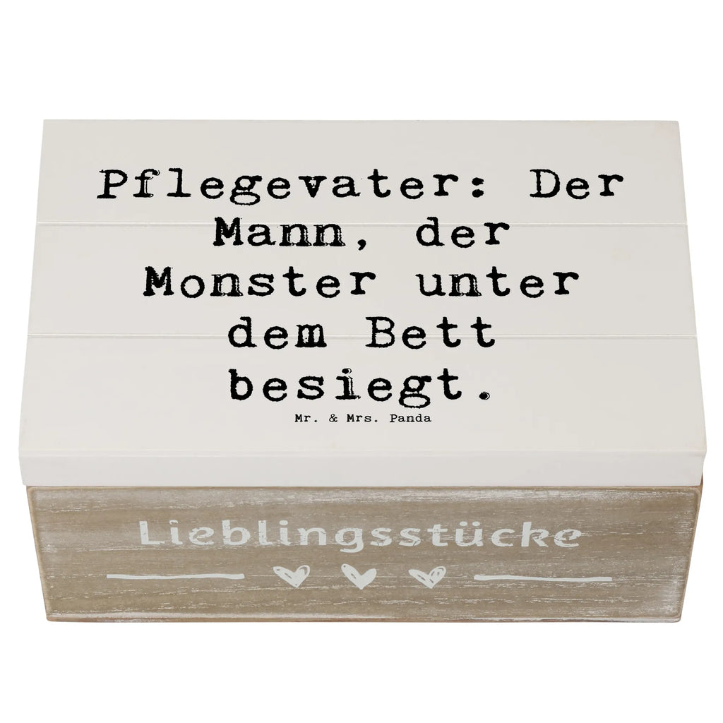 Holzkiste Spruch Pflegevater Held XXL, Truhe, Erinnerungsbox, Geschenkdose, Erinnerungskiste, Kiste, Holzkiste, Schatulle, Schatzkiste, Geschenkbox, Aufbewahrungsbox, Dekokiste, Familie, Vatertag, Muttertag, Bruder, Schwester, Mama, Papa, Oma, Opa