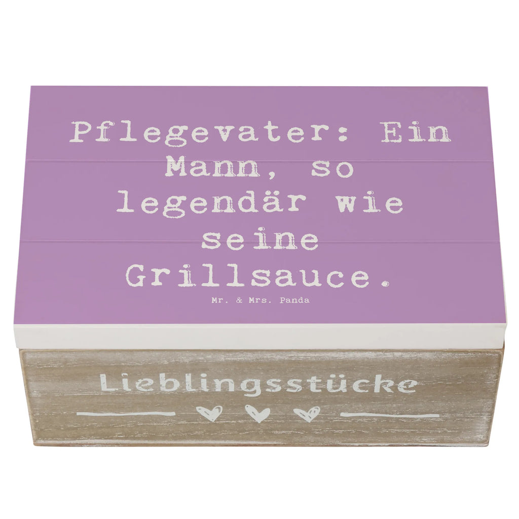 Holzkiste Spruch Pflegevater Legende Geschenkbox, Truhe, Kiste, XXL, Aufbewahrungsbox, Schatulle, Erinnerungskiste, Dekokiste, Holzkiste, Geschenkdose, Erinnerungsbox, Schatzkiste, Familie, Vatertag, Muttertag, Bruder, Schwester, Mama, Papa, Oma, Opa