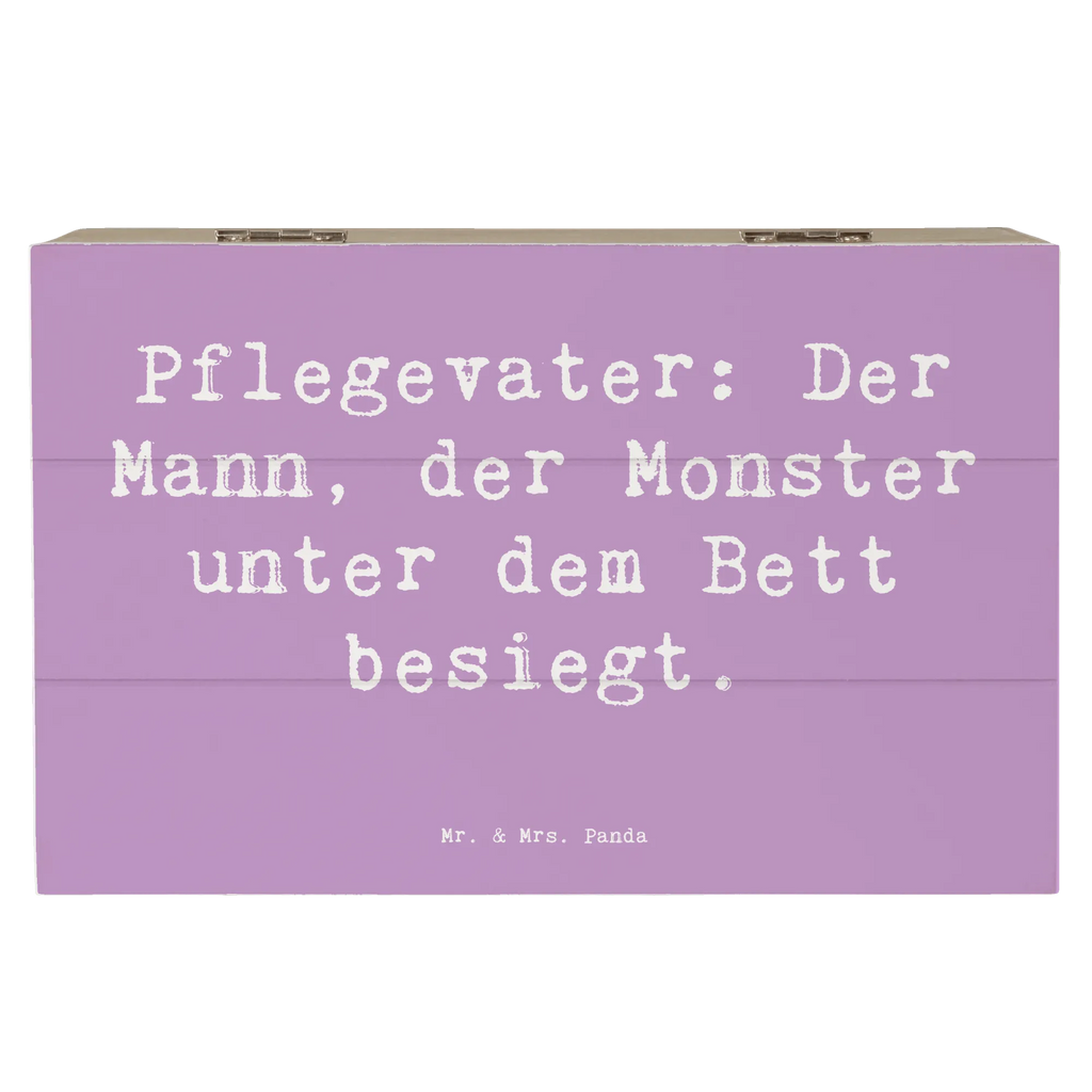 Holzkiste Spruch Pflegevater Held XXL, Truhe, Erinnerungsbox, Geschenkdose, Erinnerungskiste, Kiste, Holzkiste, Schatulle, Schatzkiste, Geschenkbox, Aufbewahrungsbox, Dekokiste, Familie, Vatertag, Muttertag, Bruder, Schwester, Mama, Papa, Oma, Opa