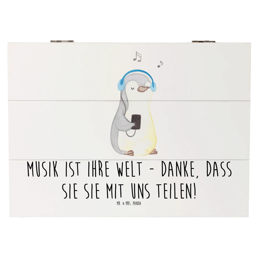 Wooden chest Musik ist Ihre Welt - Danke, dass Sie sie mit uns teilen! Dekokiste, Schatzkiste, Schatulle, Erinnerungskiste, Geschenkbox, Geschenkdose, Kiste, Aufbewahrungsbox, Truhe, XXL, Holzkiste, Erinnerungsbox