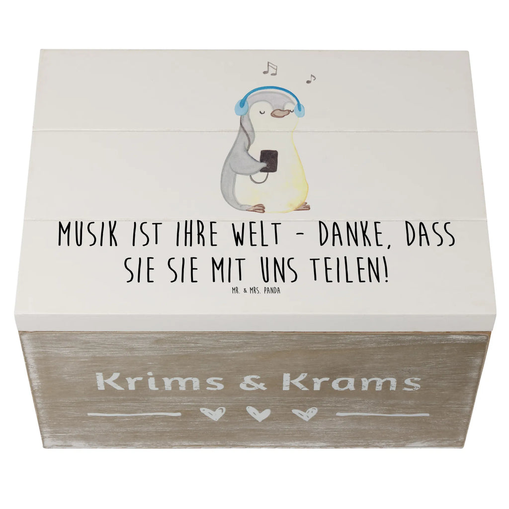 Wooden chest Musik ist Ihre Welt - Danke, dass Sie sie mit uns teilen! Dekokiste, Schatzkiste, Schatulle, Erinnerungskiste, Geschenkbox, Geschenkdose, Kiste, Aufbewahrungsbox, Truhe, XXL, Holzkiste, Erinnerungsbox