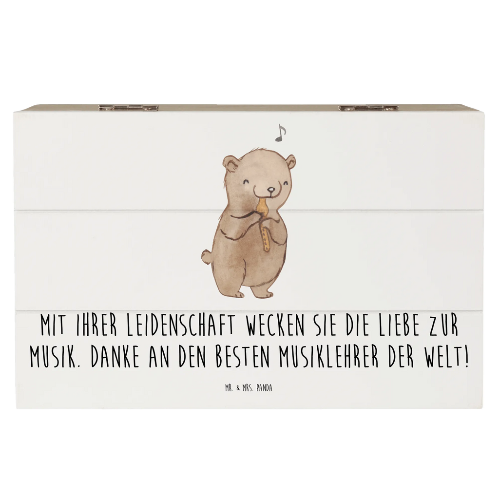 Holzkiste Musiklehrer Liebe Truhe, XXL, Erinnerungskiste, Geschenkdose, Erinnerungsbox, Schatulle, Schatzkiste, Aufbewahrungsbox, Kiste, Geschenkbox, Dekokiste, Holzkiste