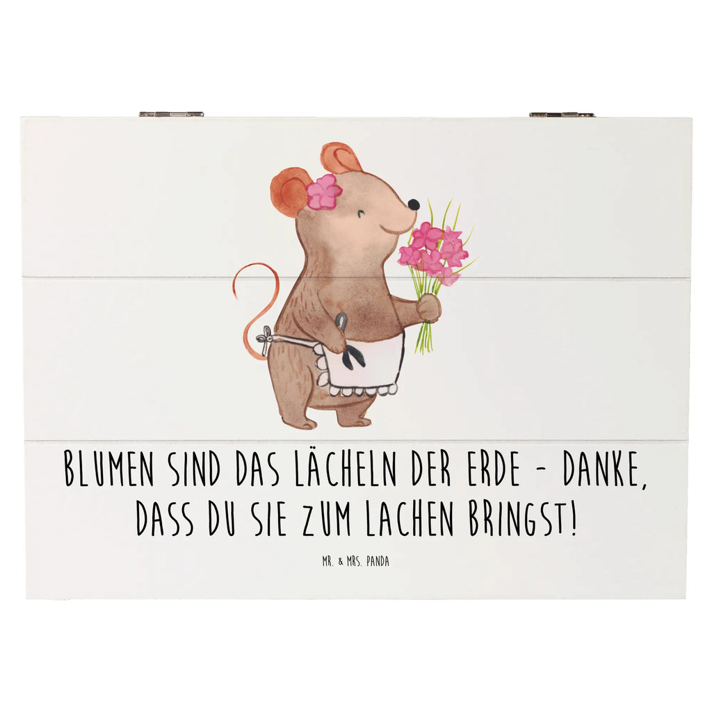 Holzkiste Florist Erde Lächeln Aufbewahrungsbox, Truhe, Erinnerungsbox, Kiste, Erinnerungskiste, Geschenkdose, Dekokiste, Schatzkiste, Geschenkbox, Schatulle, Holzkiste, XXL