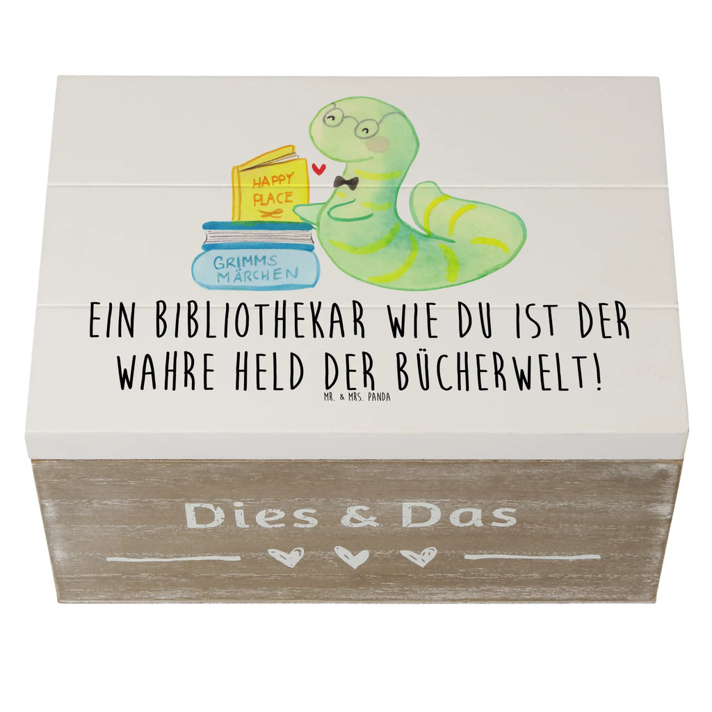 Holzkiste Bibliothekar Held Schatulle, XXL, Kiste, Erinnerungskiste, Aufbewahrungsbox, Truhe, Geschenkbox, Holzkiste, Schatzkiste, Geschenkdose, Dekokiste, Erinnerungsbox