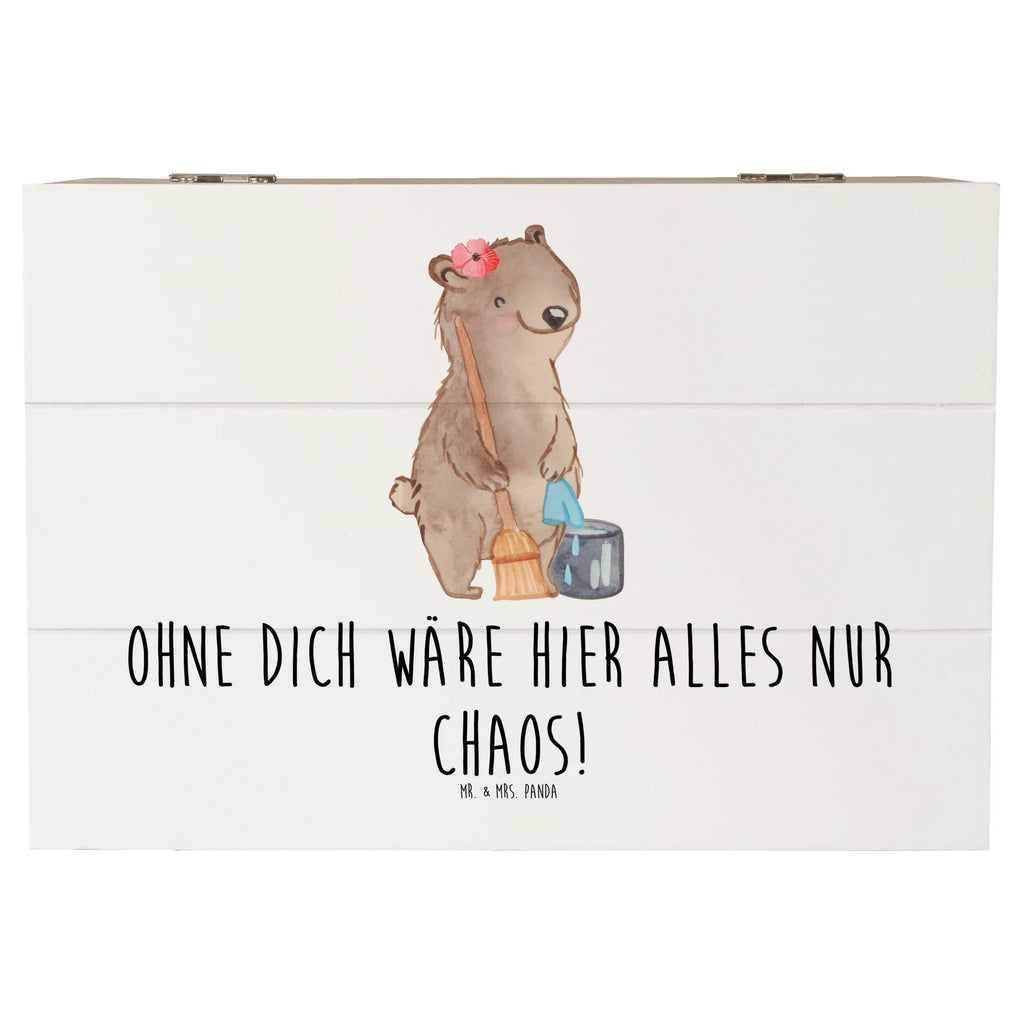 Holzkiste Reinigungskraft Held Dekokiste, Erinnerungsbox, Truhe, Geschenkbox, Holzkiste, Schatulle, Geschenkdose, Kiste, Erinnerungskiste, XXL, Aufbewahrungsbox, Schatzkiste