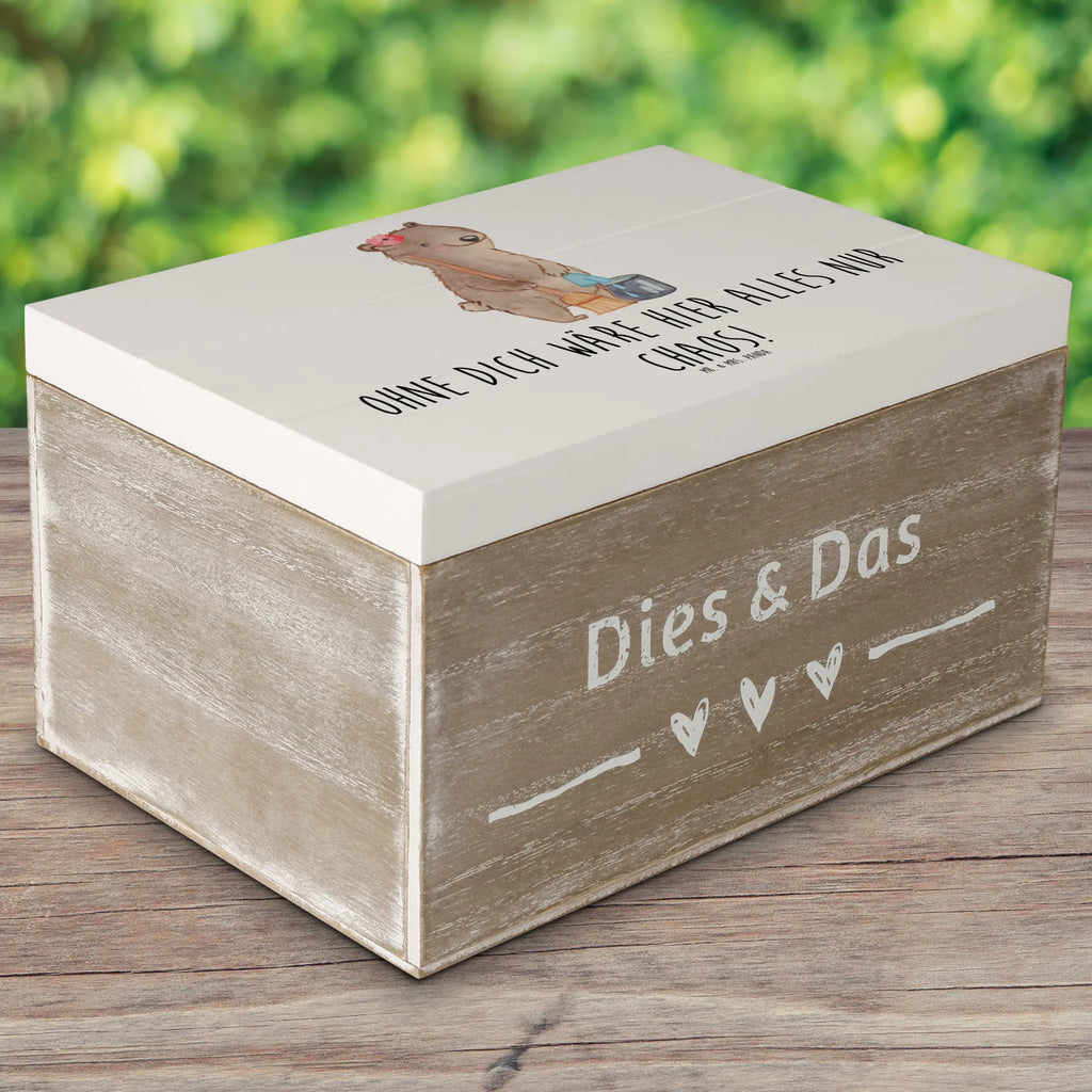 Holzkiste Reinigungskraft Held Dekokiste, Erinnerungsbox, Truhe, Geschenkbox, Holzkiste, Schatulle, Geschenkdose, Kiste, Erinnerungskiste, XXL, Aufbewahrungsbox, Schatzkiste