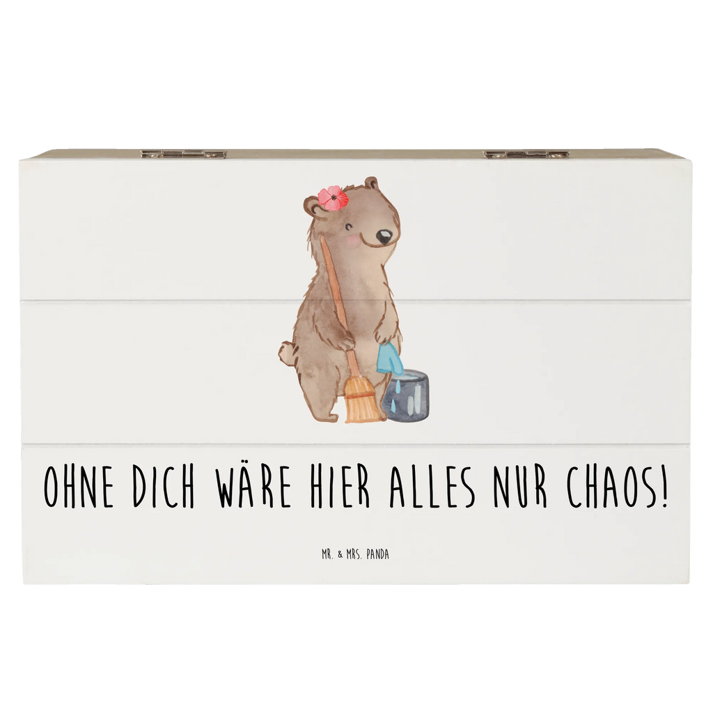 Holzkiste Reinigungskraft Held Dekokiste, Erinnerungsbox, Truhe, Geschenkbox, Holzkiste, Schatulle, Geschenkdose, Kiste, Erinnerungskiste, XXL, Aufbewahrungsbox, Schatzkiste