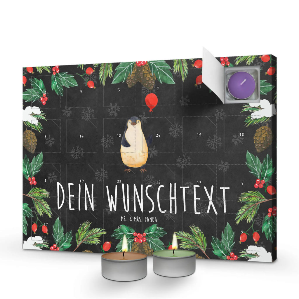 Personalisierter Duftkerzen Adventskalender Pinguin Luftballon Personalisierter Duftkerzen Adventskalender, Pinguin, Beste Freundin, Liebe, Neustart, Lebenslust, Glück, Neues Leben, Geschenkidee, Pinguine, Motivation, Geschenk Freundin, Luftballon, Tagträume