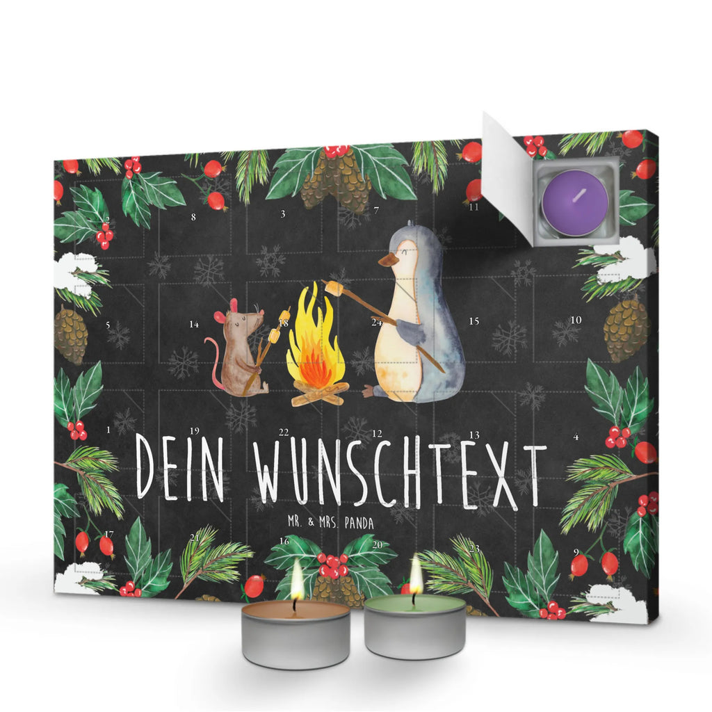 Personalisierter Duftkerzen Adventskalender Pinguin Lagerfeuer Personalisierter Duftkerzen Adventskalender, Pinguin, Arbeit, Leben, Lebensspruch, Büro, Marshmallows, Job, Lagerfeuer, Maus, Liebe, Motivation, Lebensmotivation, Büroalltag, Pinguine, Grillen, Neustart, Feuer