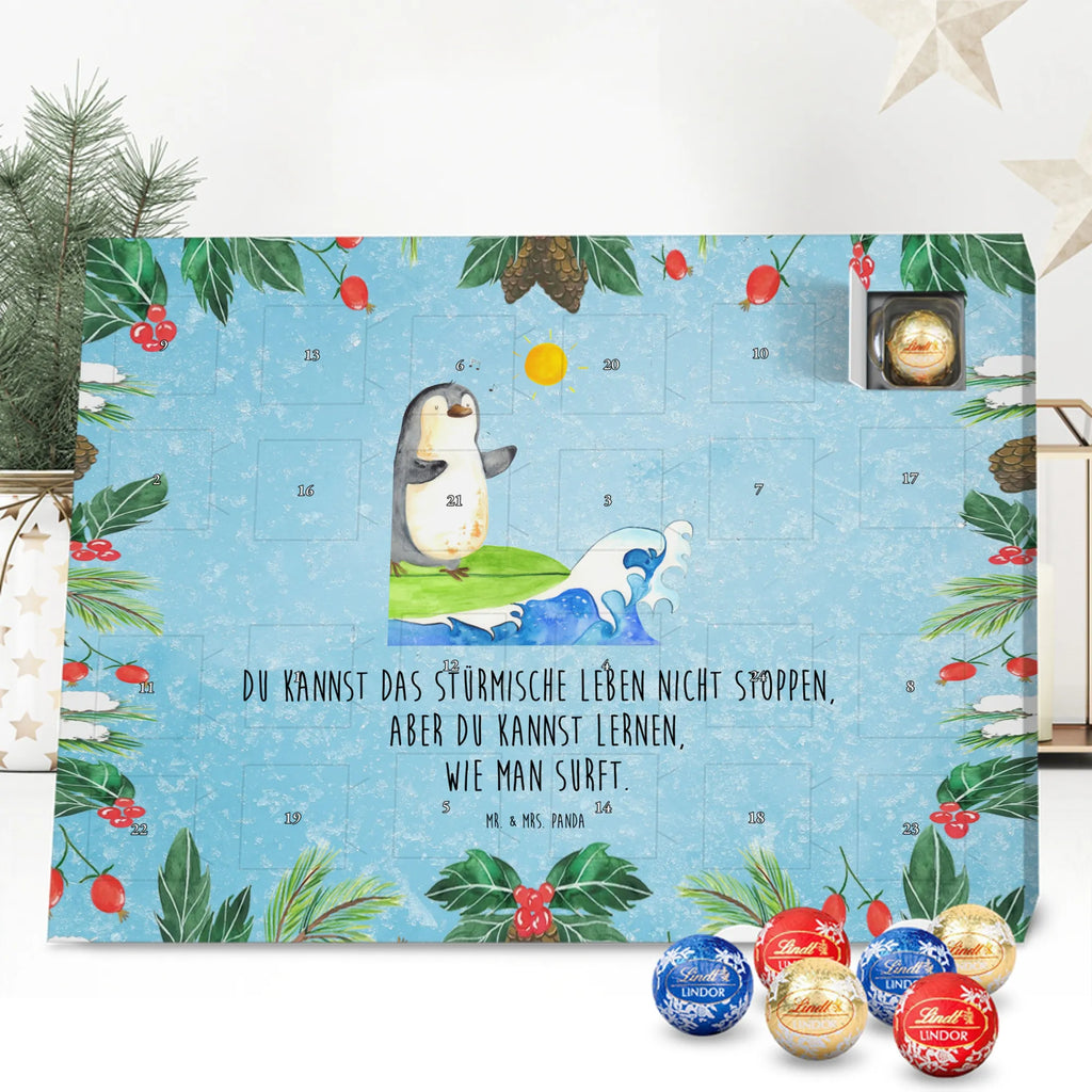 Chocolate advent calendar Penguin surfer North Pole, Penguins, waves, surfing, wave riding, holidays, penguins, surfers