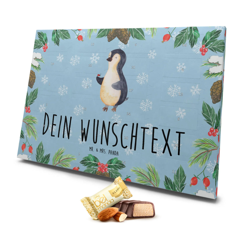 Personalisierter Marzipan Adventskalender Pinguin Marienkäfer Personalisierter Marzipan Adventskalender, Pinguin, Glück, Freude, Marienkäfer, Liebe, Pinguine, Wunder, Lebensfreude