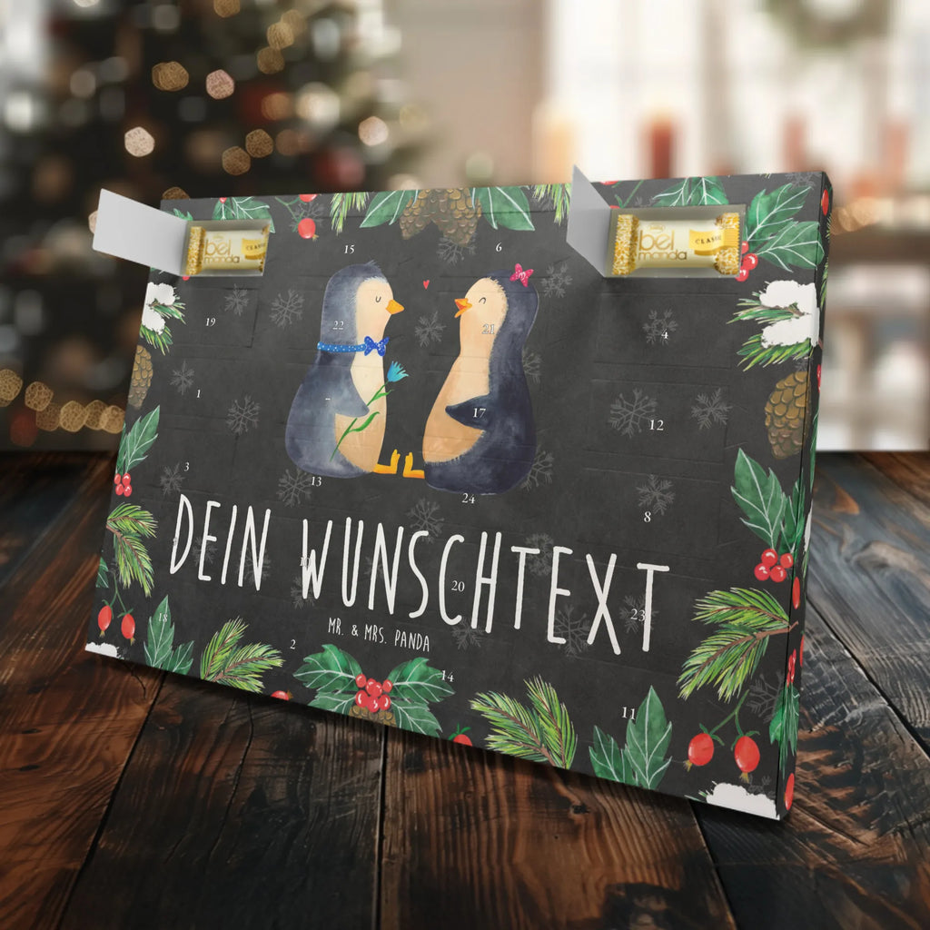 Personalisierter Marzipan Adventskalender Pinguin Pärchen Personalisierter Marzipan Adventskalender, Pinguin, Pinguine, große Liebe, Hochzeit, Liebespaar, Liebesgeschenk, Traumpaar, Liebe, Jahrestag, Hochzeitstag, Liebesbeweis, Verlobung, Hochzeitsgeschenk