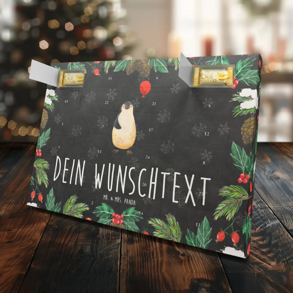 Personalisierter Marzipan Adventskalender Pinguin Luftballon Personalisierter Marzipan Adventskalender, Pinguin, beste Freundin, Luftballon, Motivation, Geschenkidee, neues Leben, Liebe, Pinguine, Glück, Tagträume, Neustart, Lebenslust, Geschenk Freundin