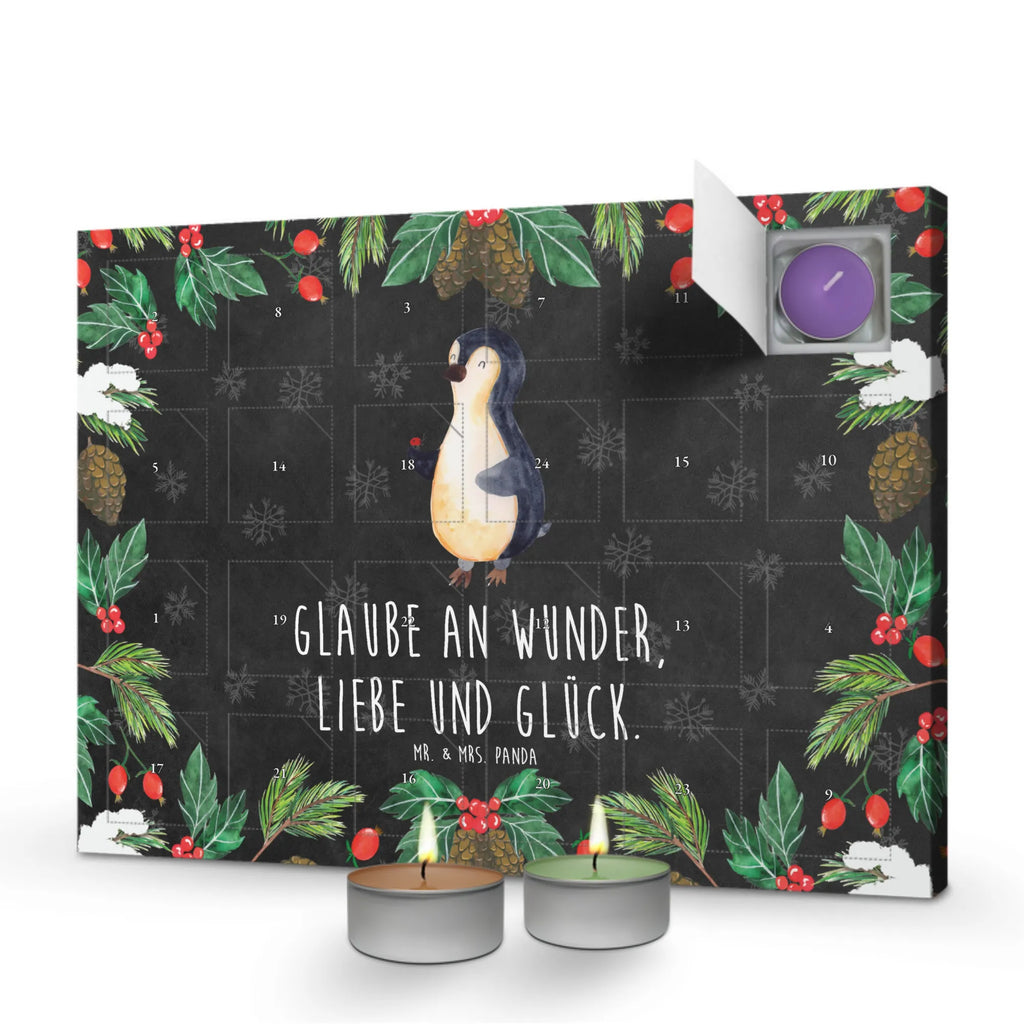 Scented candle advent calendar Penguin ladybug Penguins, North Pole, joy, joy of life, penguins, wonder, ladybird