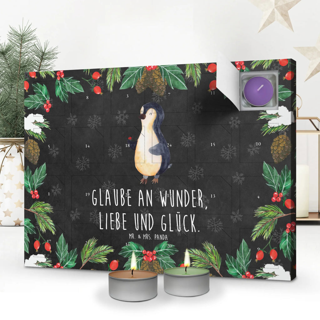 Scented candle advent calendar Penguin ladybug Penguins, North Pole, joy, joy of life, penguins, wonder, ladybird